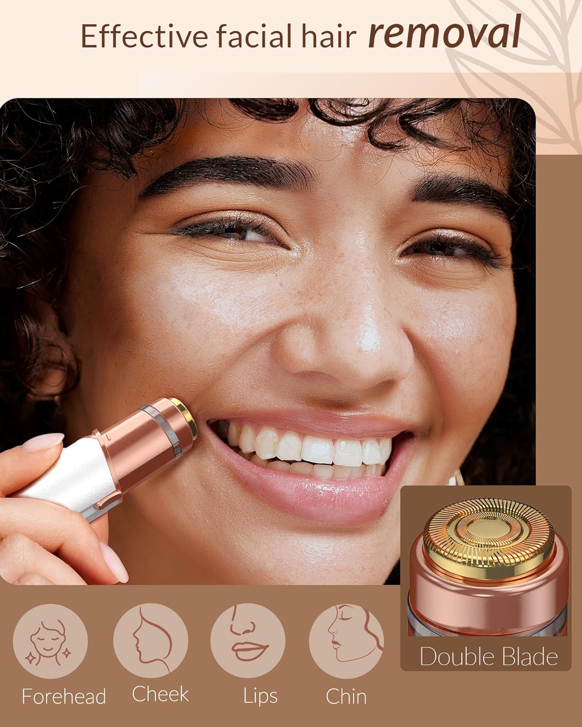 Detalle 2 de Facial Hair Remover Rechargeable for Women ⚕