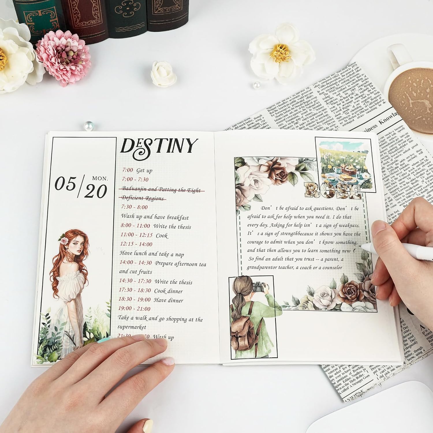 Detalle de Dizdkizd Creative Art Journal, 8.3 × 5.8 in