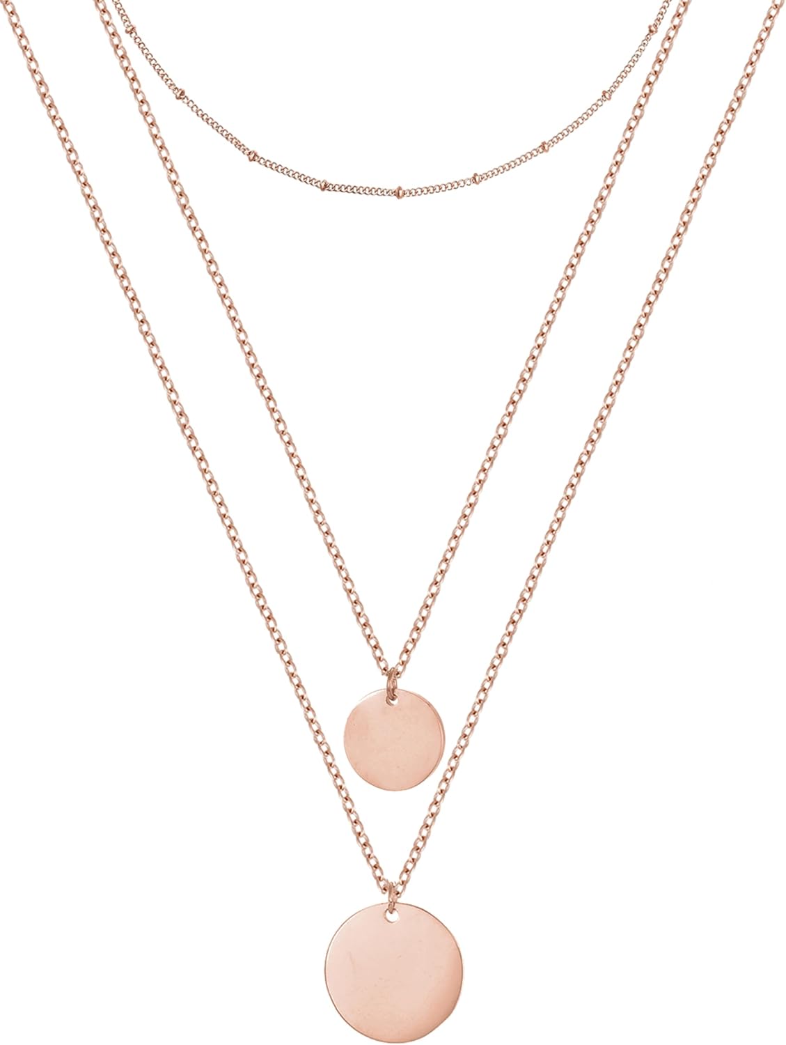 Detalle de BONNYBIRD Wasserfestes Edelstahl Ketten Set Damen – BonnySydney in Silber, Gold & Roségold