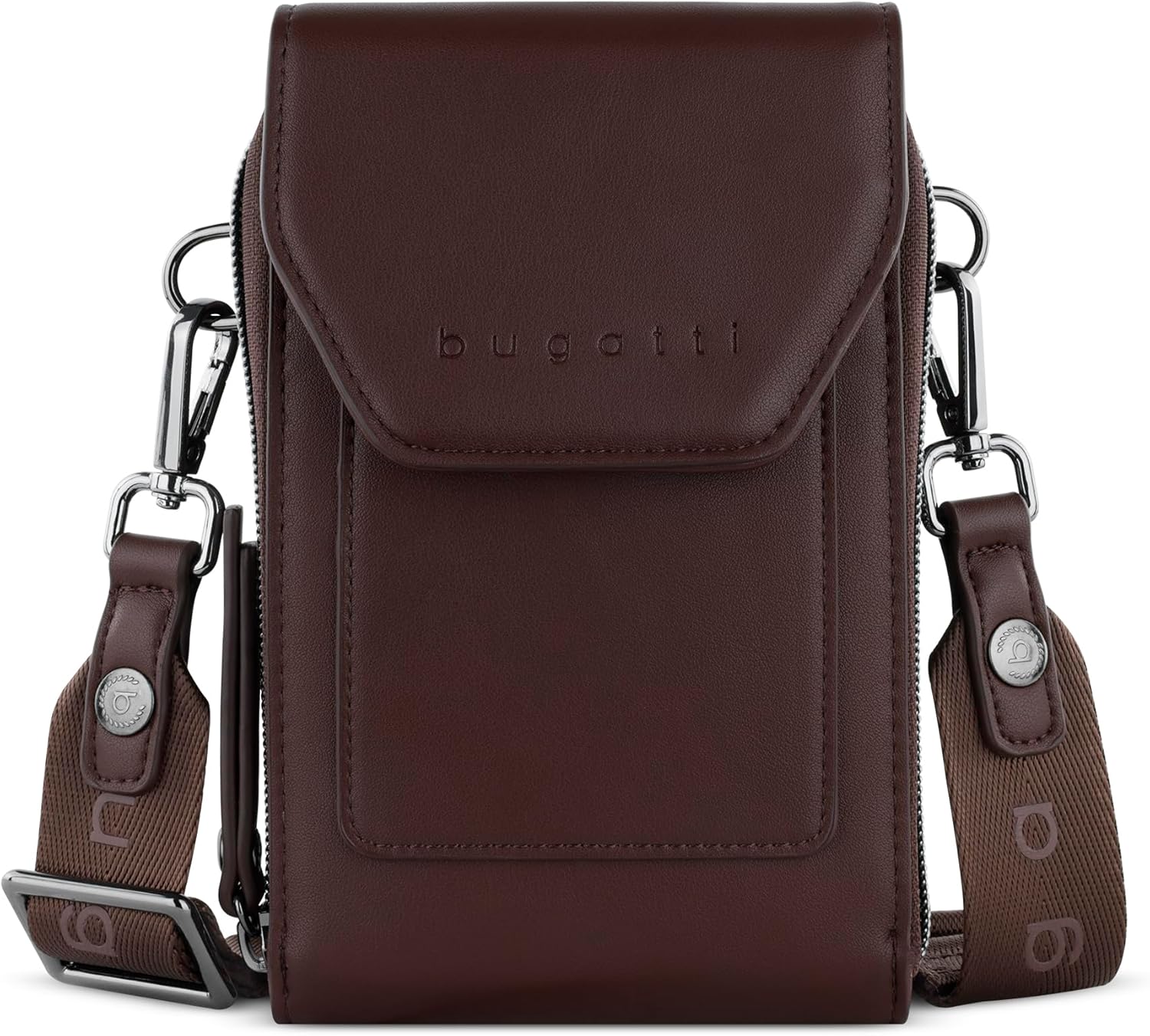Thumbnail 6 de Bugatti Almata portefeuille bandoulière avec compartiment smartphone noir – sac crossover femme