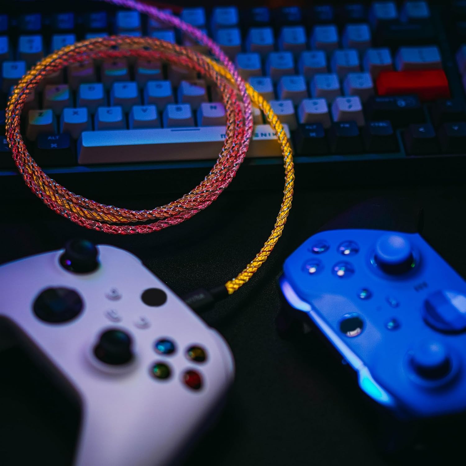 Detalle 1 de 3.28FT illuminated Type-C charging cable