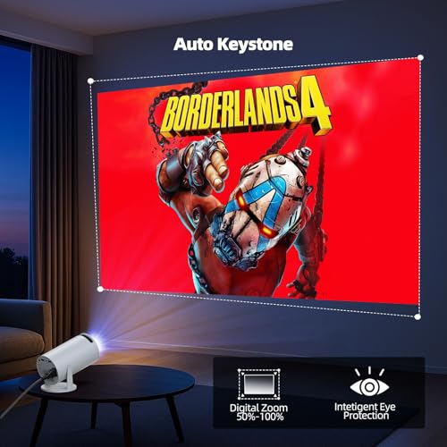Thumbnail 5 de Mini Projector 4K Support Portable Wireless Projector 🎥
