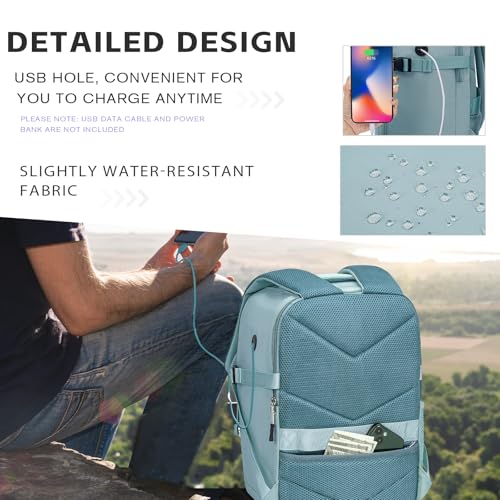 Detalle de Mochila Hayayu 40x30x20 para Ryanair y cabina de avión (14 pulgadas)