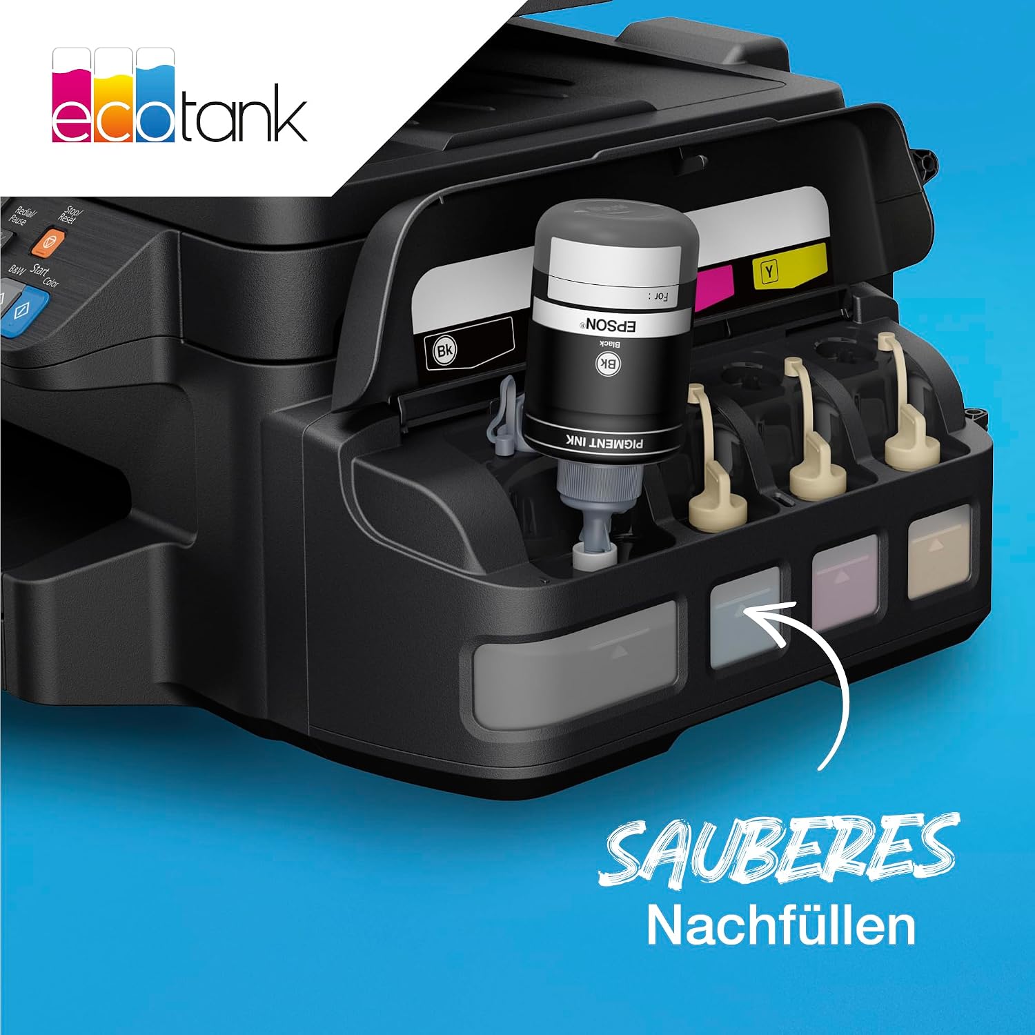 Thumbnail 4 de Epson EcoTank 664 Original Tinte in Flaschen 4-Farben