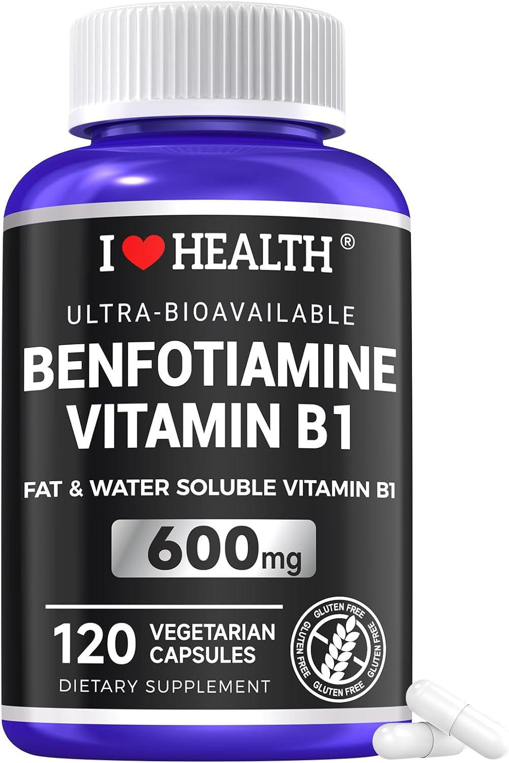 Detalle de Benfotiamine Supplement 600 mg