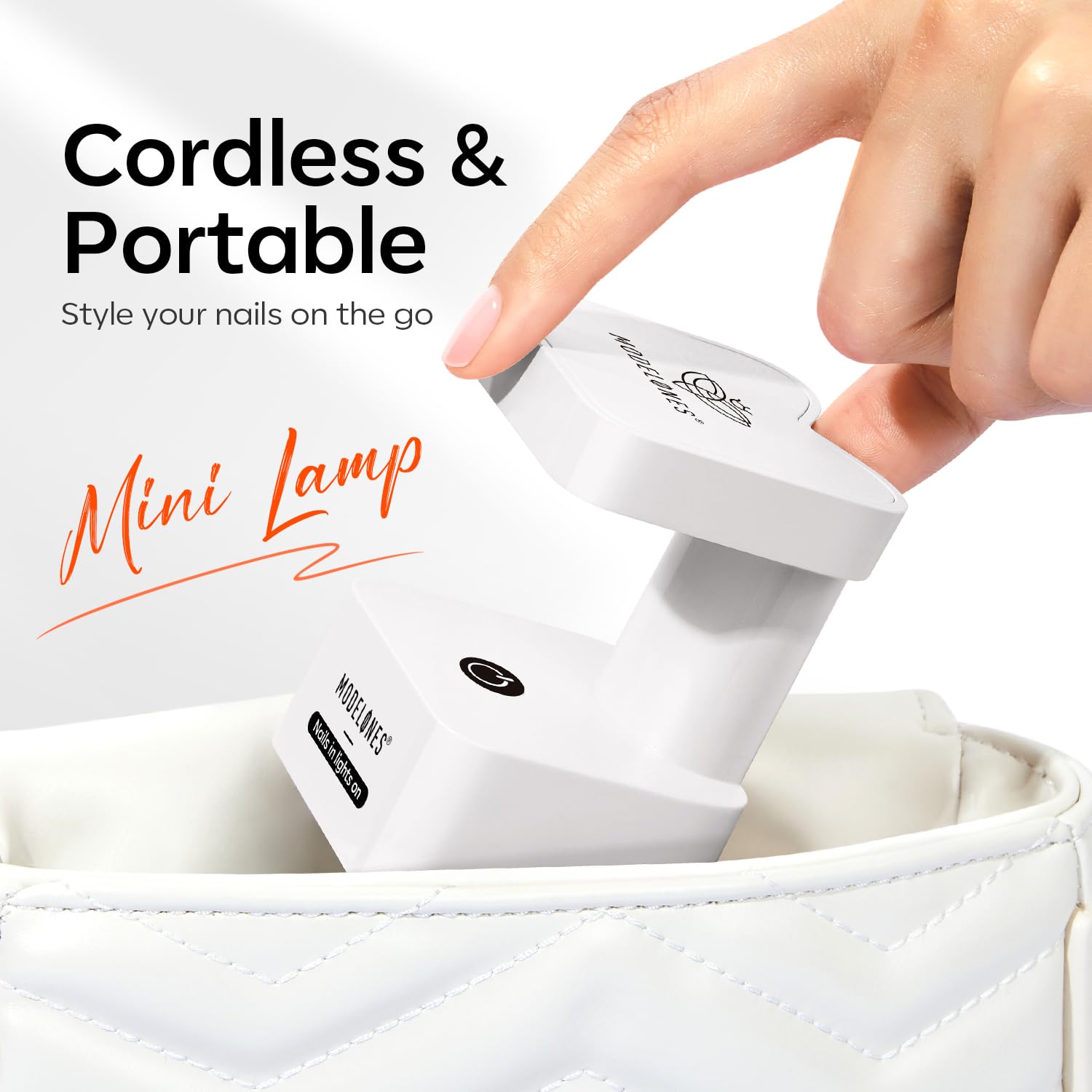 Detalle 1 de Modelones Mini UV Nail Lamp, 800mAh
