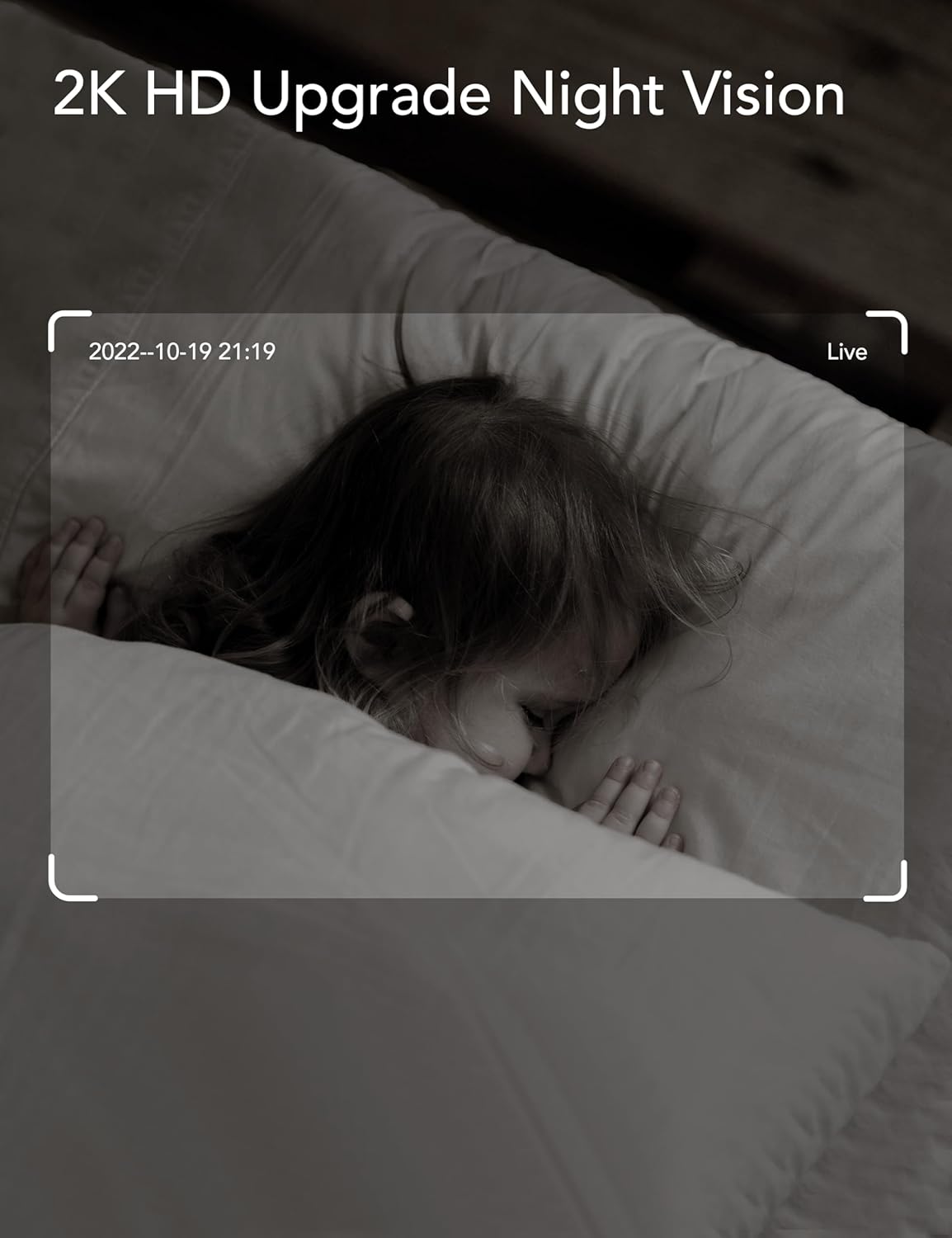 Detalle de Nooie Baby Monitor WiFi 2K with Night Vision and Cloud/SD Storage
