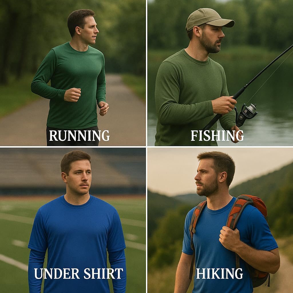 Thumbnail 5 de Men's Long Sleeve Moisture Wicking Shirt 3.8 oz