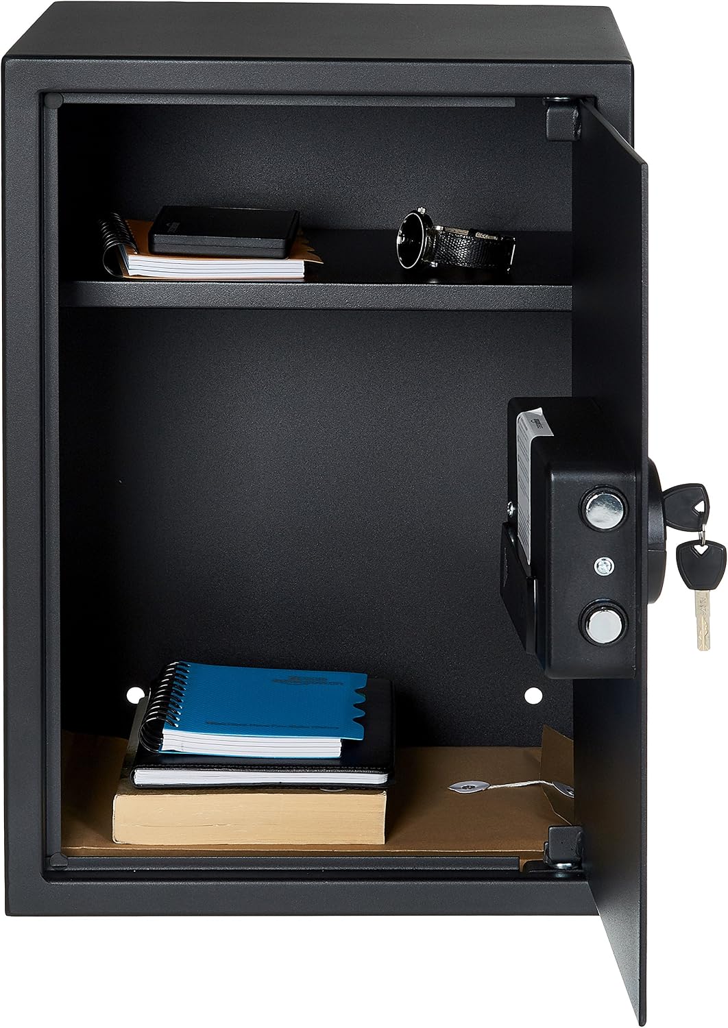 Detalle de Amazon Basics Steel Home Security Electronic Safe with Programmable Digital Keypad (51 L)