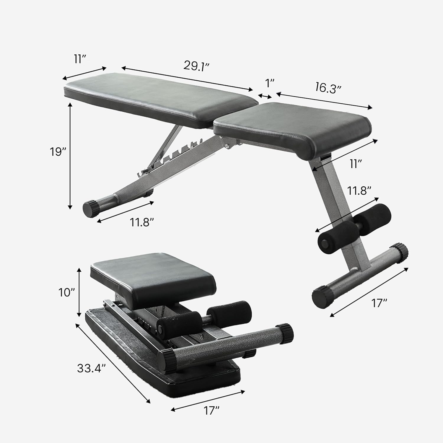 Thumbnail 6 de FF Finer Form 5-in-1 Adjustable Weight Bench 🏋