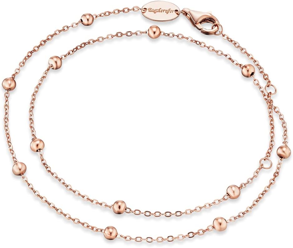 Detalle 2 de Engelsrufer Damen Armband aus Sterling Silber – doppelt gewickelte Perlen, nickelfrei, verstellbar 32–36 cm