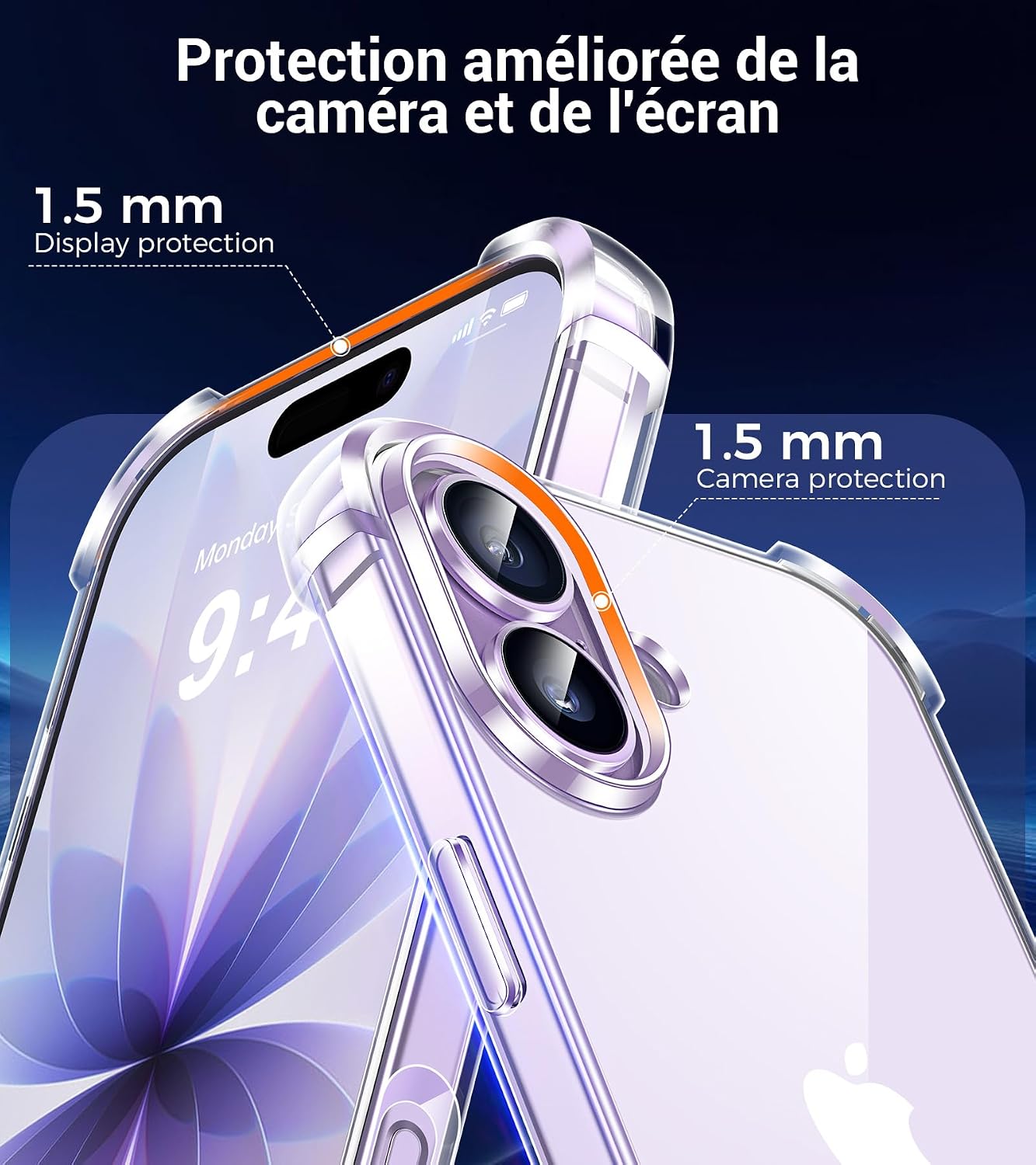 Thumbnail 5 de FLLAO iPhone 17 Coque 5‑en‑1 antichoc 6,3"