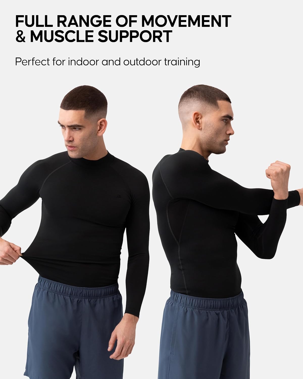 Thumbnail 3 de Danish Endurance Long Sleeve Compression Top (2-Pack) for Gym, Running & Training