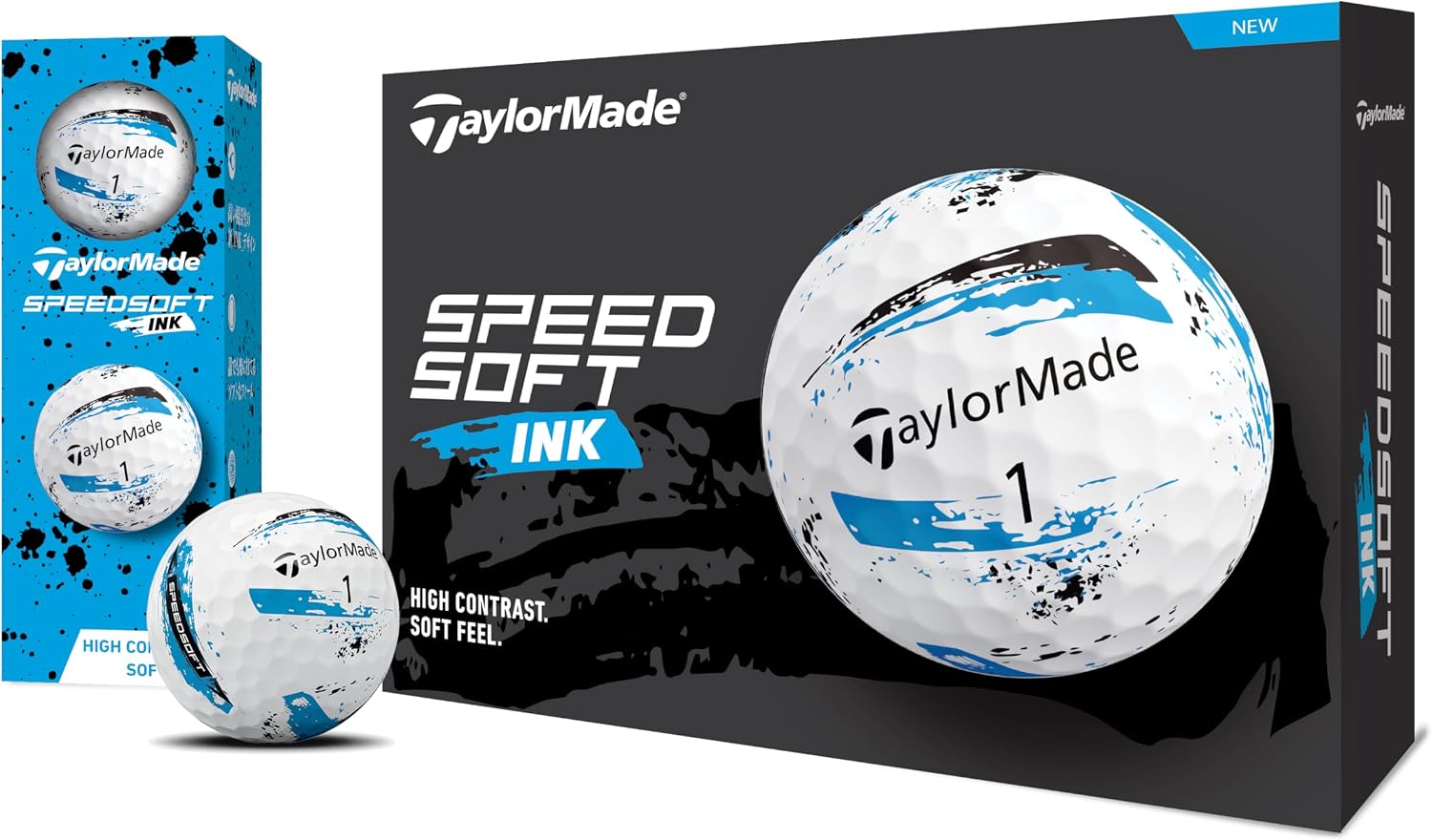 Thumbnail 4 de テーラーメイド TMJ24 SpeedSoft INK ゴルフボール 12個入り・ブルー 2024年モデル