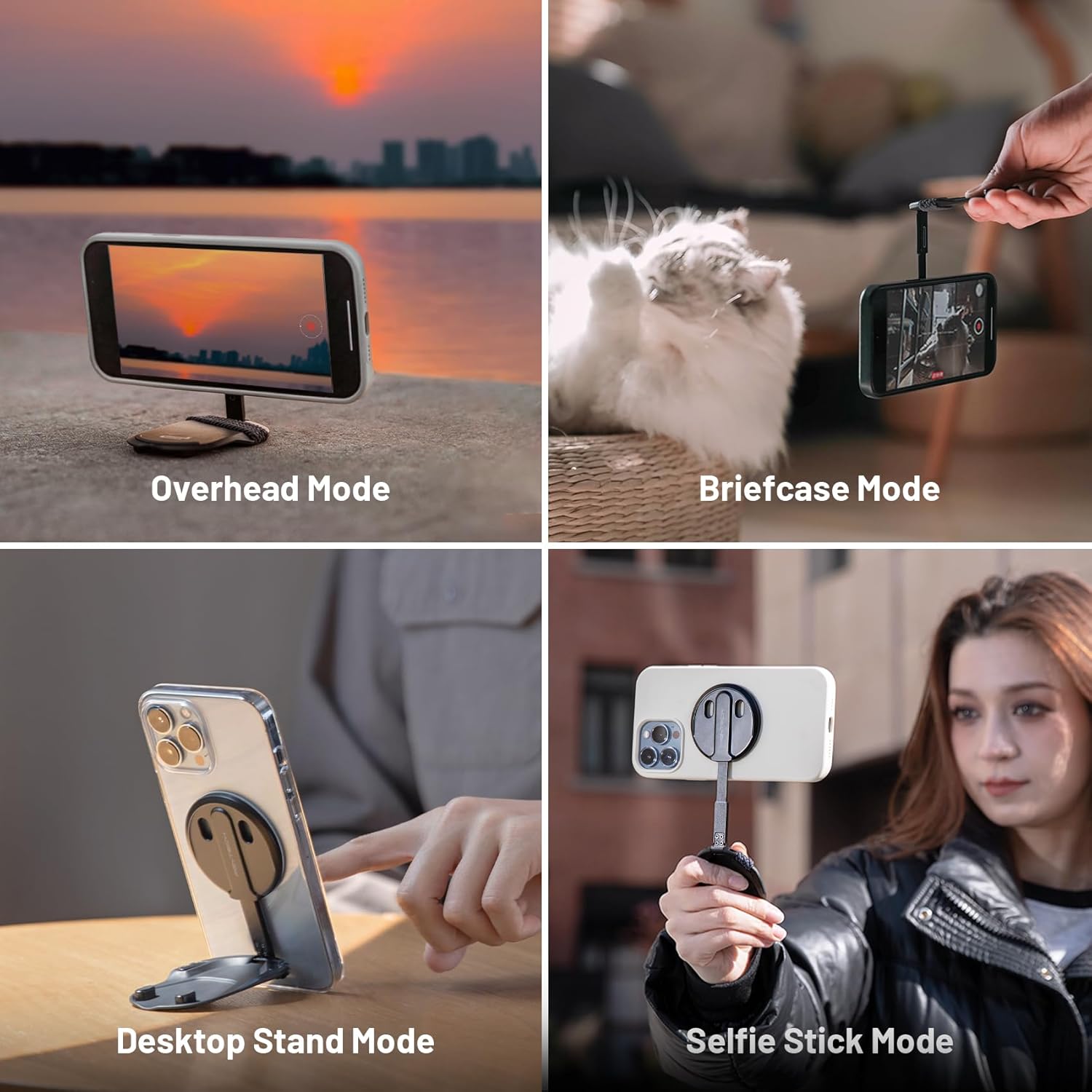 Thumbnail 1 de PGYTECH MagFlex Support magnétique pour smartphone compatible MagSafe (iPhone 15/14/13)