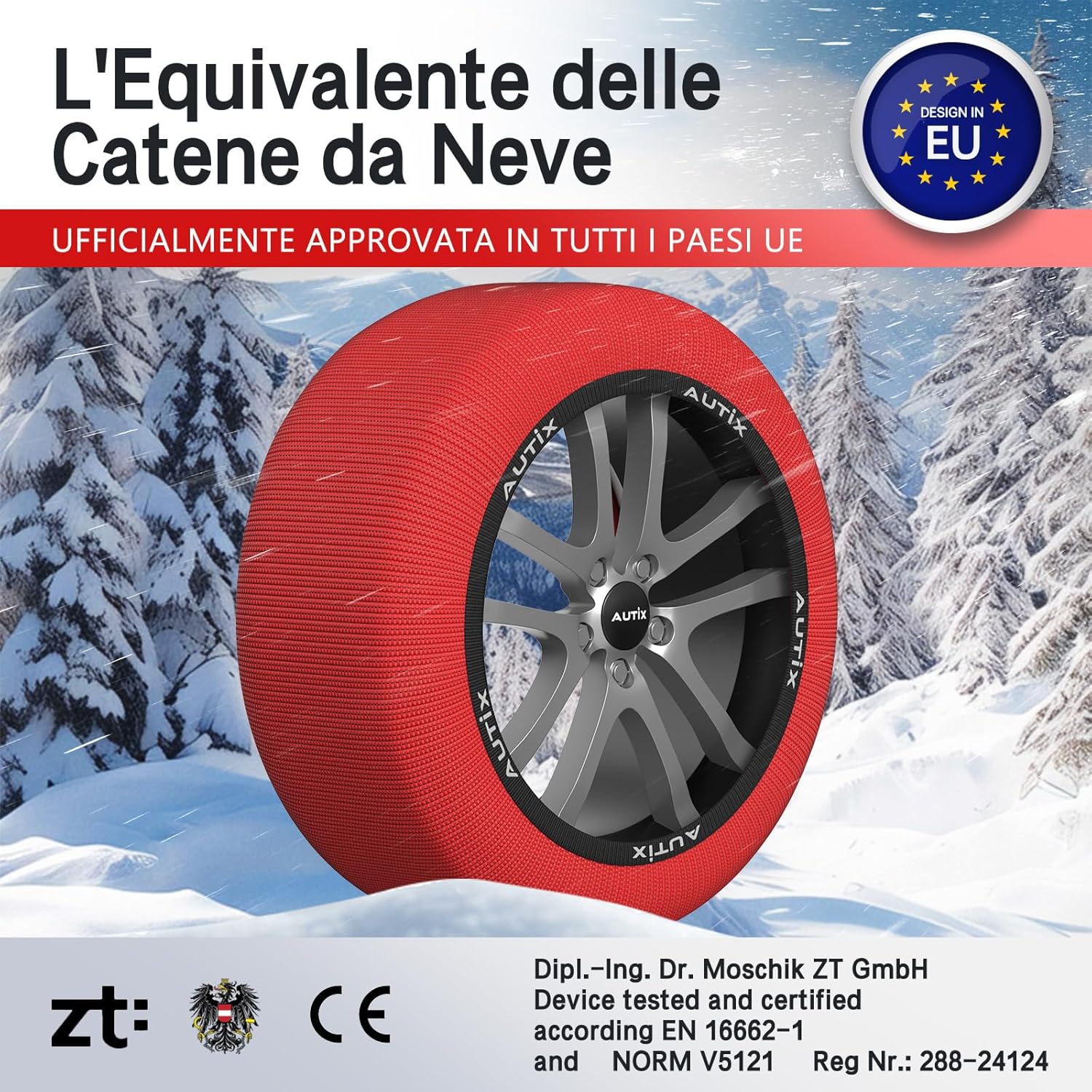 Thumbnail 1 de LEIVESTE AUTIX Calze da Neve L per Auto