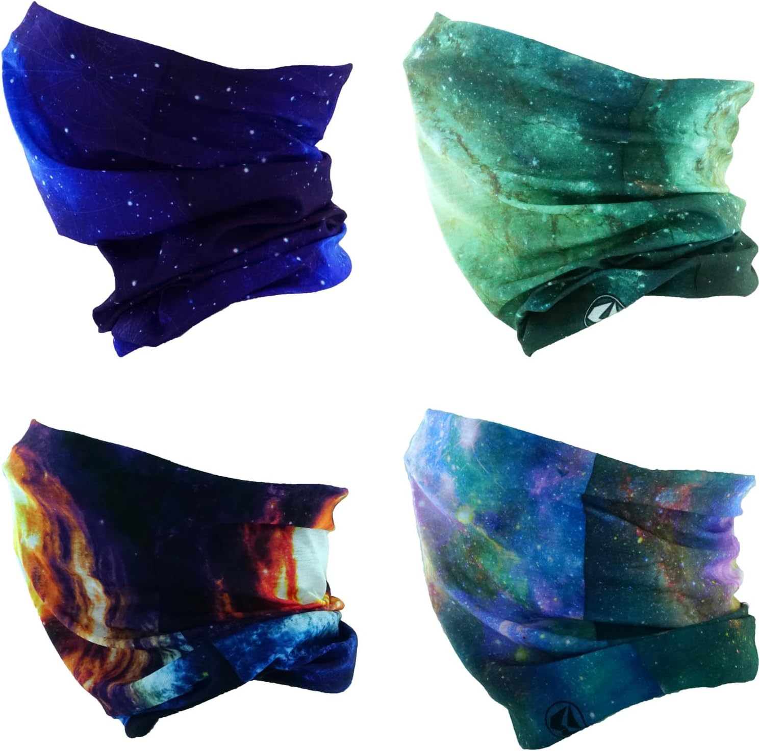 Detalle 2 de SMEHCF 4 Multipurpose Bandanas (Unisex, 100% polyester) — dust-, wind- and sand-proof
