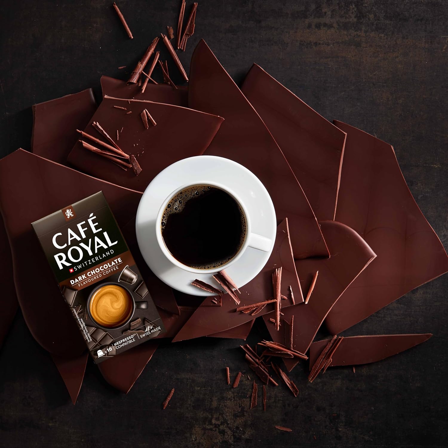 Thumbnail 2 de Café Royal Dark Chocolate Flavoured – Capsules compatibles Nespresso, 100 capsules