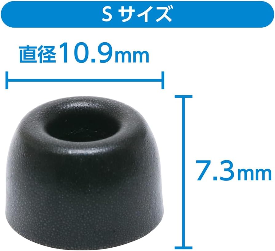 Thumbnail 2 de ナカバヤシ MCO Z0826 低反発イヤーピース 完全ワイヤレス用 Sサイズ