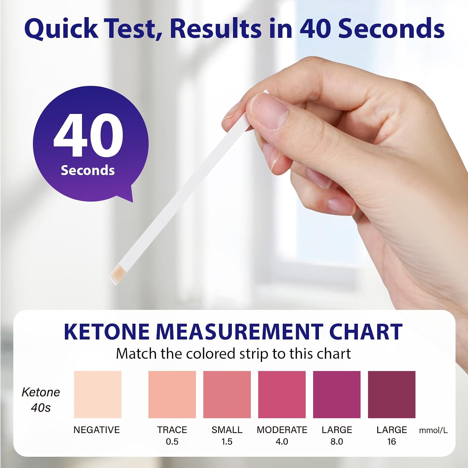 Thumbnail 4 de Ketone Urine Test Strips 150pcs for Ketogenic & Low-Carb Diets