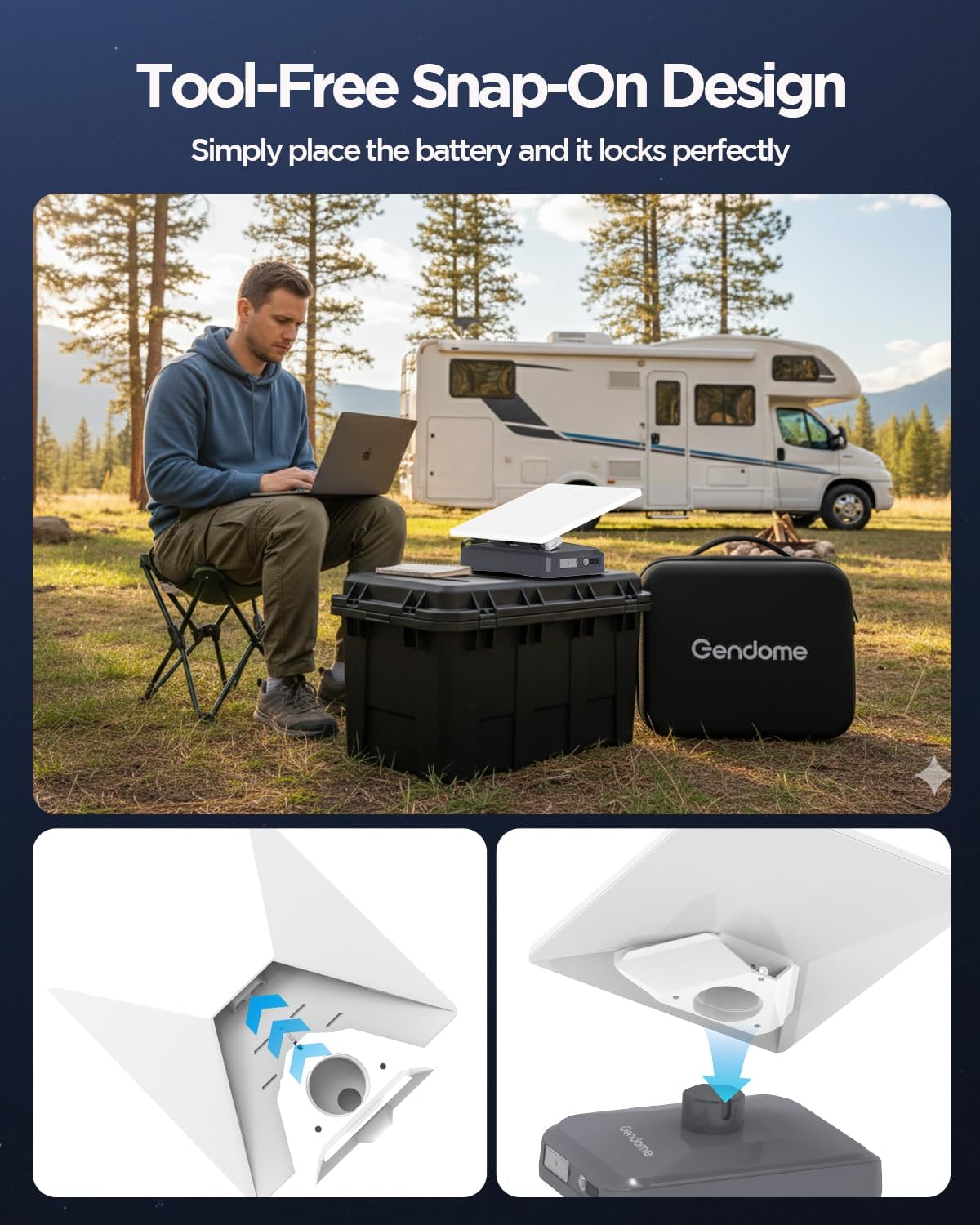 Thumbnail 6 de GENDOME SL300 Starlink Mini Power Station, 288Wh with Carrying Case