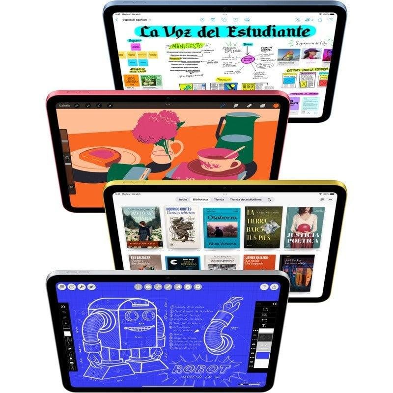 Detalle 2 de Apple iPad 11" WiFi 512GB Plata: potencia, portabilidad y creatividad para estudiantes y profesionales