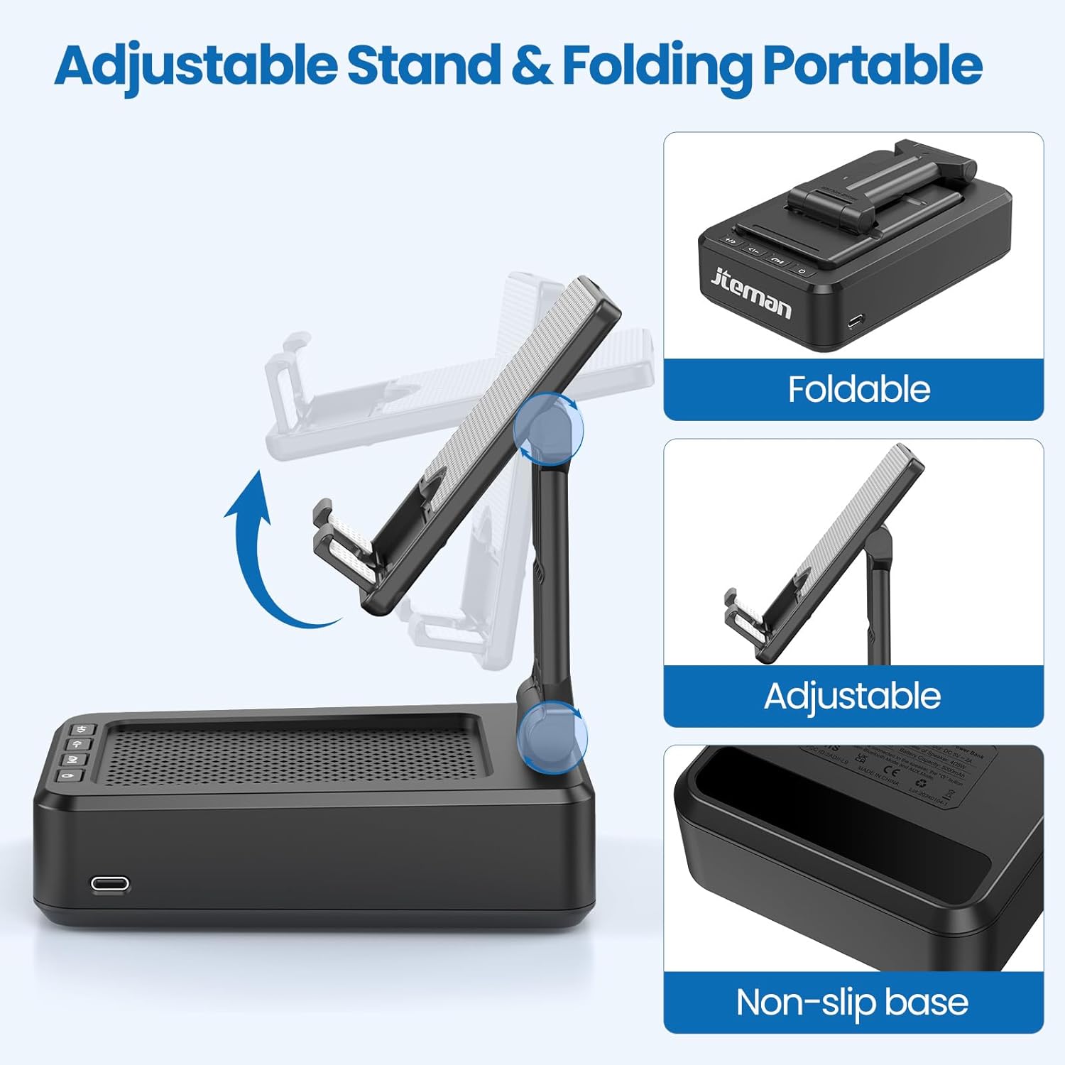 Thumbnail 5 de Cell Phone Stand with Wireless Bluetooth Speaker