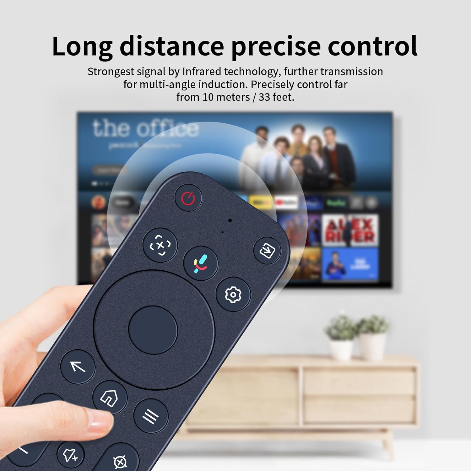 Thumbnail 3 de TCNOUMT Replacement Voice Remote for Yaber K3/K3 Pro/T2/T2 Plus/K2s Projector