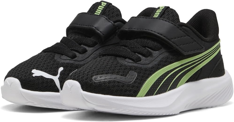 Detalle 2 de PUMA Pounce Lite AC+Inf Kinder Sneaker – Blau-Orange (401516 07)