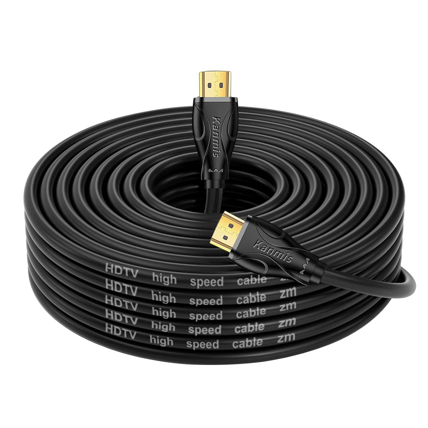 Detalle de kanmis 4K HDMI Cable 35ft – High Speed 2.0 with Gold-Plated Connectors