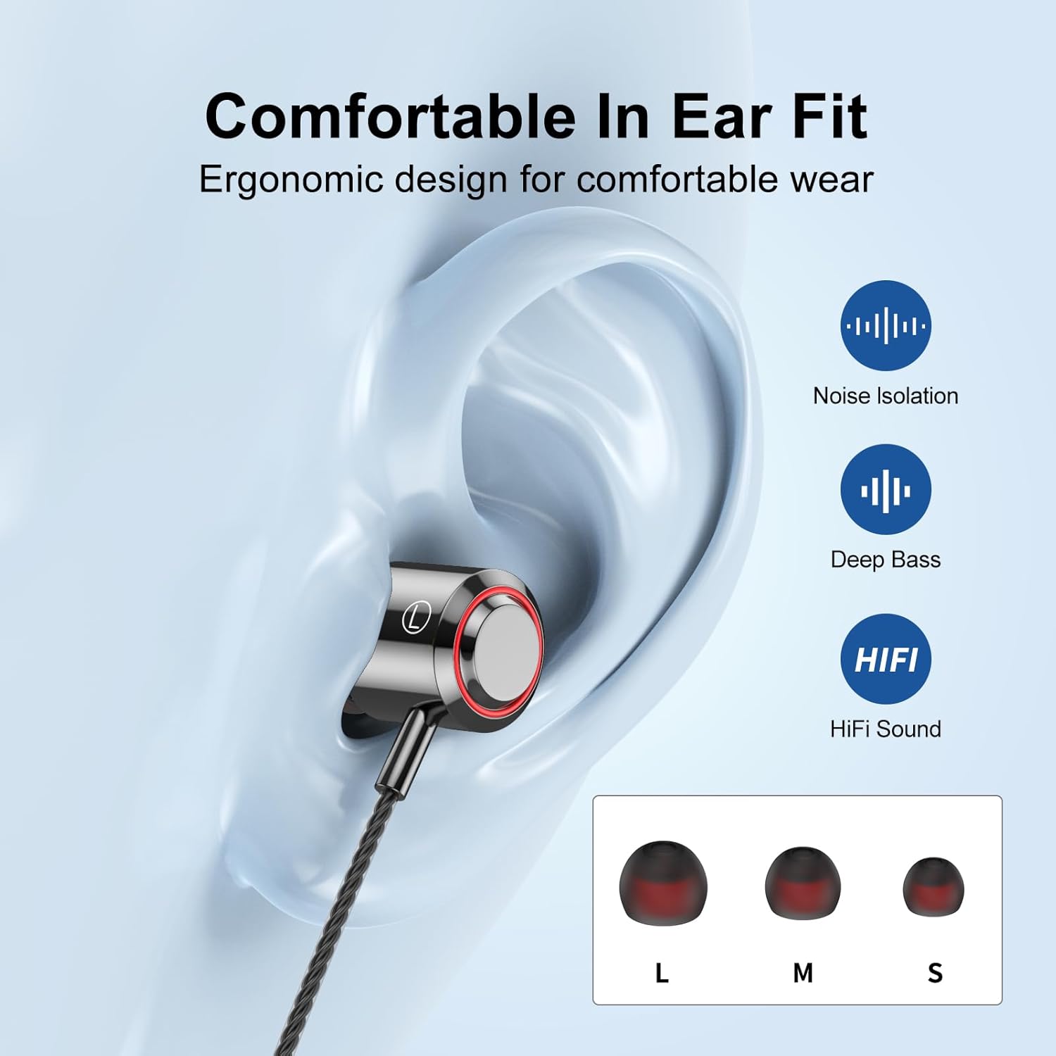 Detalle 2 de AESIGN In Ear Kopfhörer 3er Set