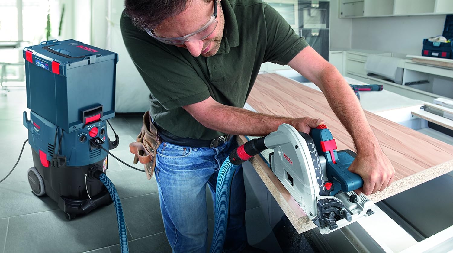 Thumbnail 5 de Bosch Professional GKT 55 Tauchsäge 1.400 W 🛠️