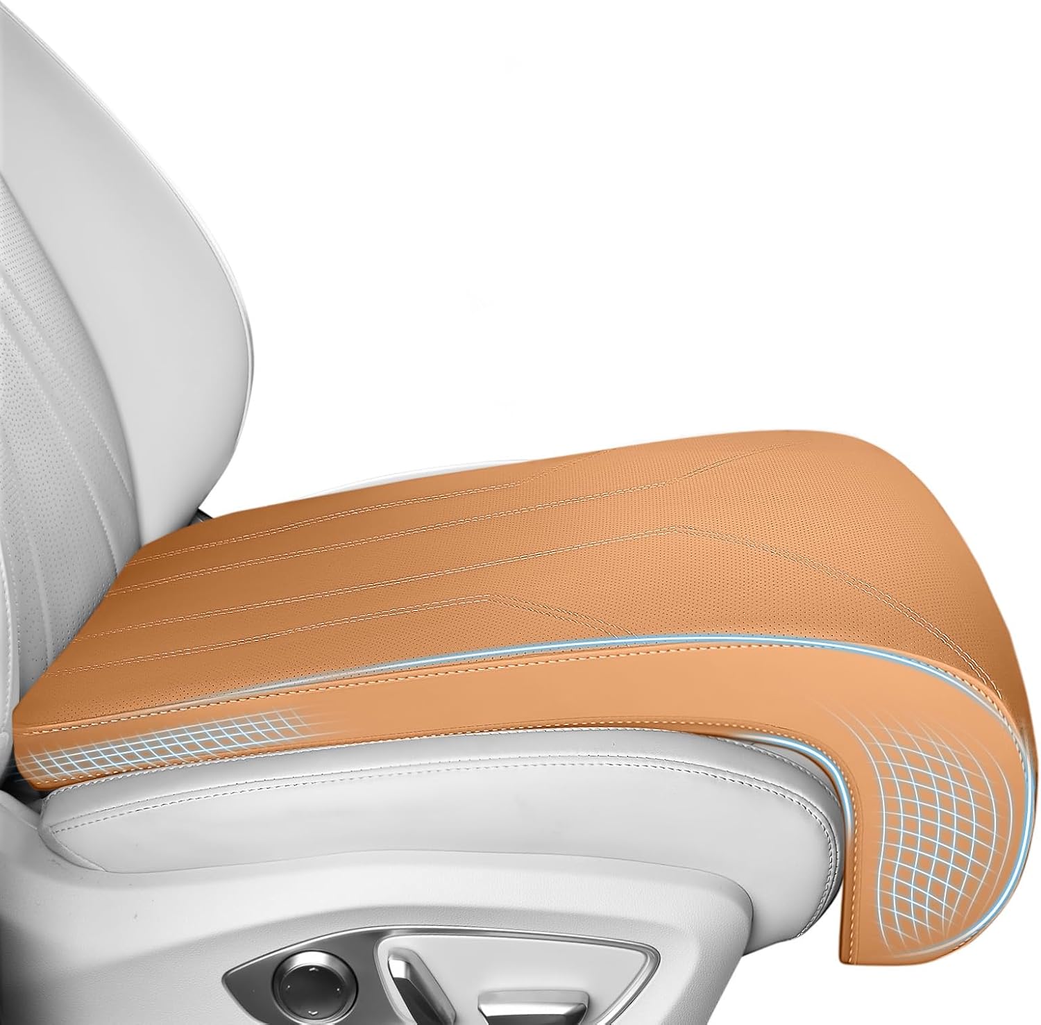 Detalle de FLORICH Car Seat Leg Support Cushion Leather