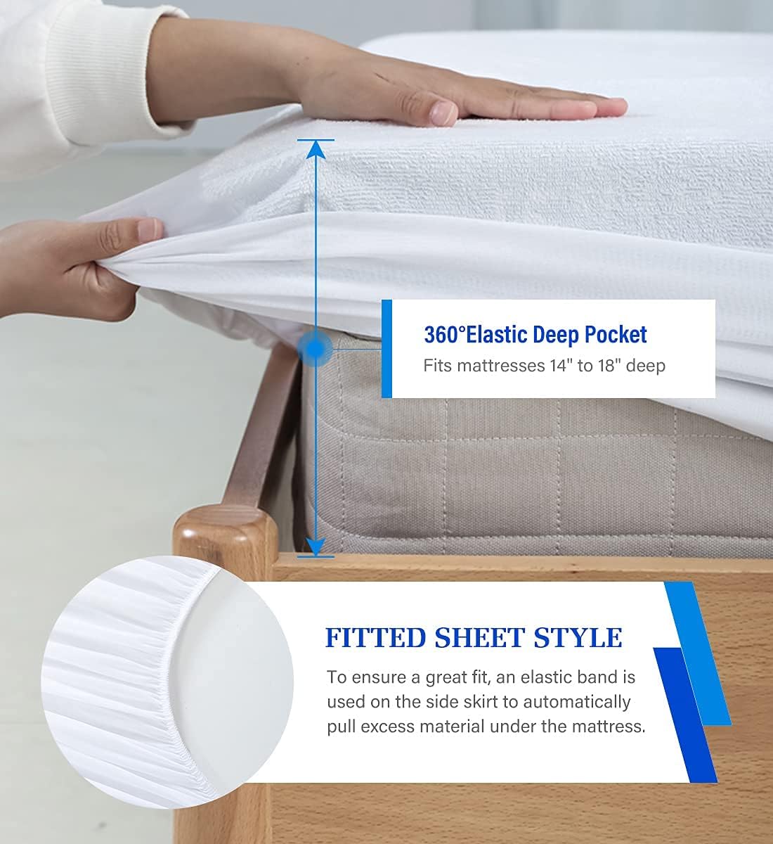 Detalle 2 de Artivestion King Mattress Protector