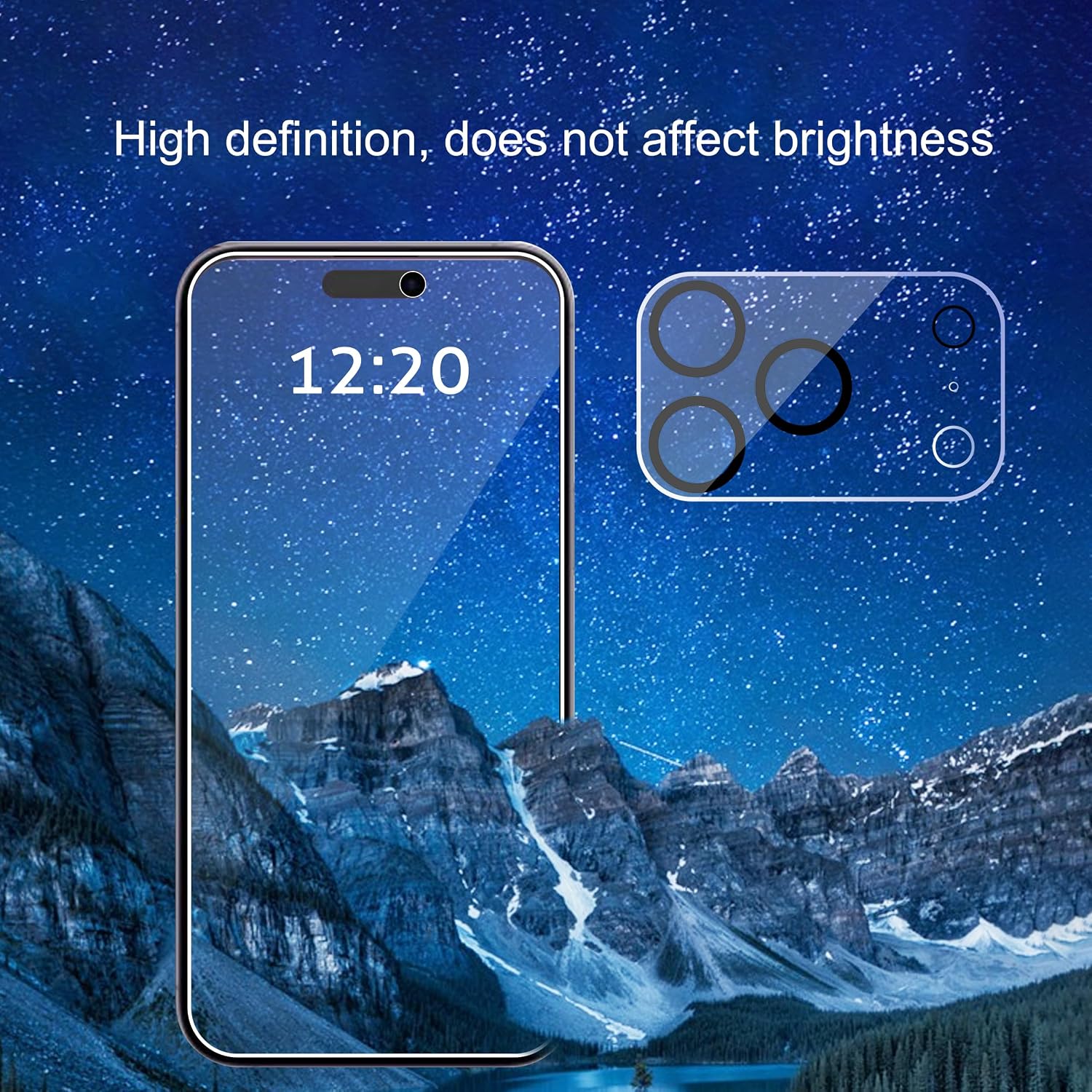 Detalle de Ailun 3Pack for iPhone 17 Pro Privacy Screen Protector & Camera Lens Protector