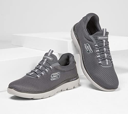 Detalle de Skechers Homme Summits Trainer - Charcoal Mesh/Trim, 46 EU