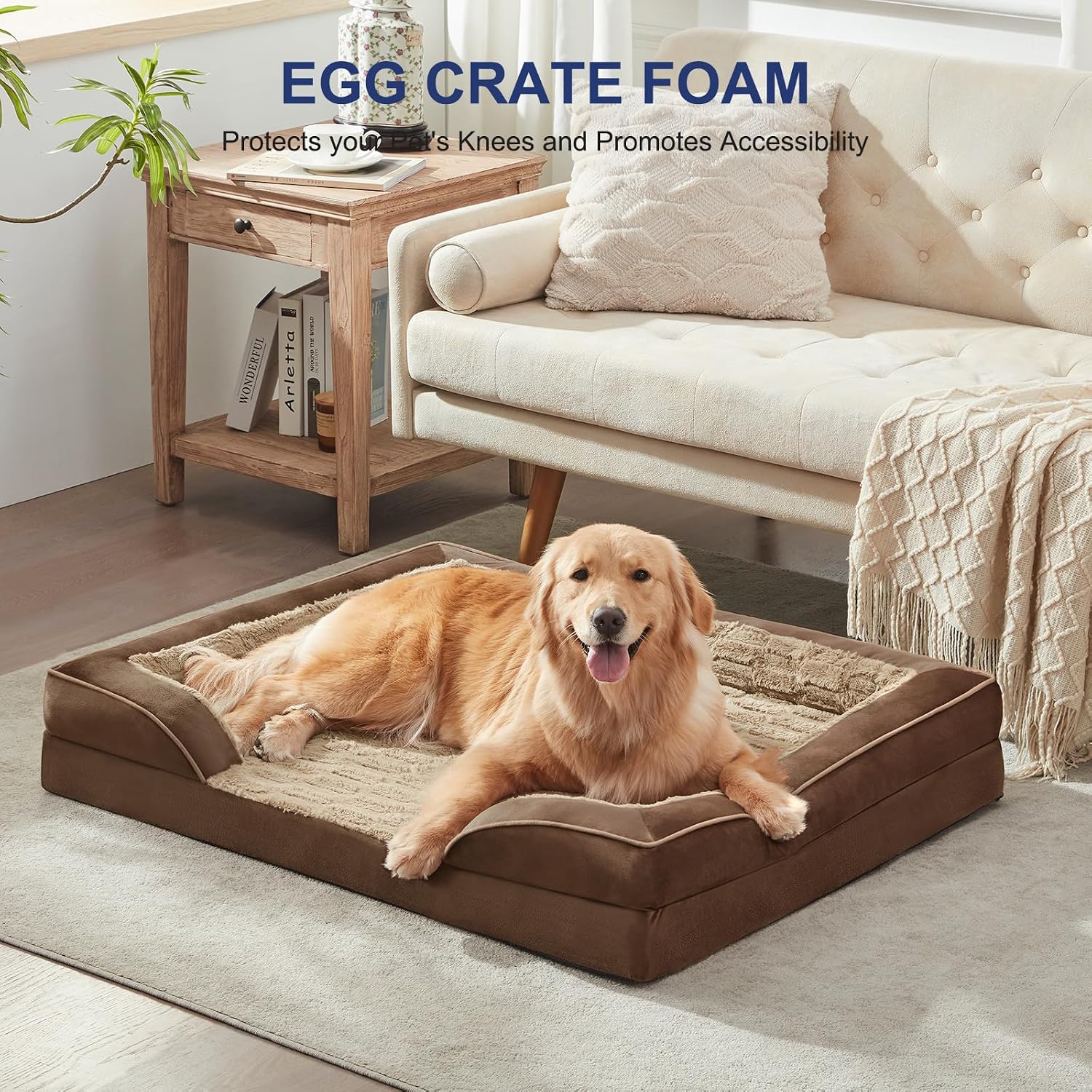 Thumbnail 5 de FURTIME Orthopedic Dog Bed, 28" x 23