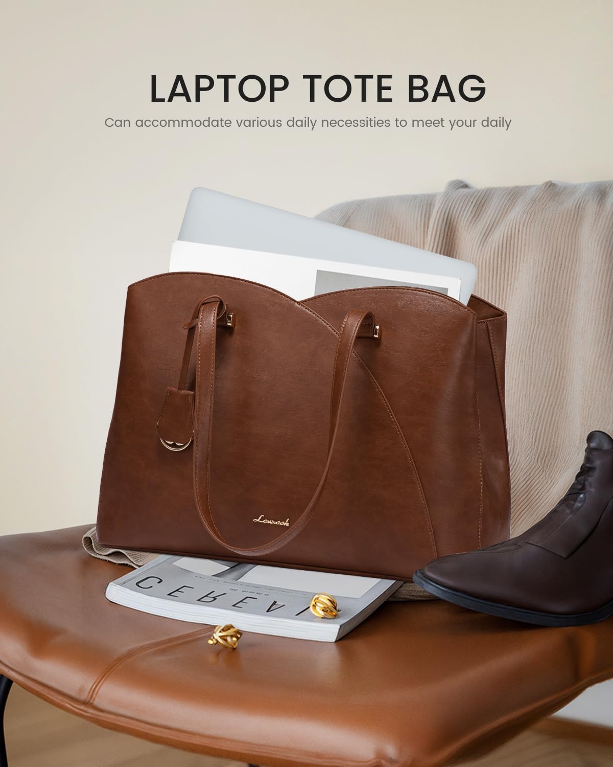 Thumbnail 6 de LOVEVOOK Shopper 15,6 Zoll Laptoptasche