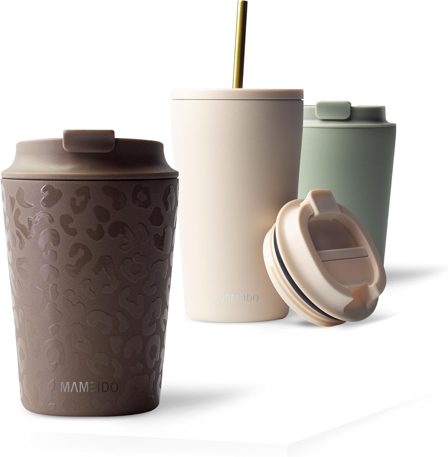 Detalle de MAMEIDO Thermobecher 350 ml doppelwandig