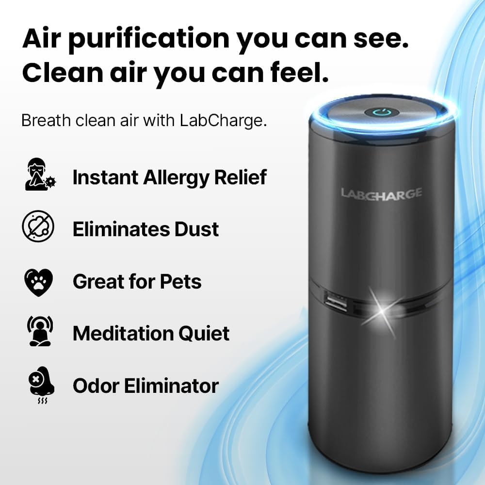 Thumbnail 1 de LabCharge Small Ionic Air Purifier 250 Sq Ft