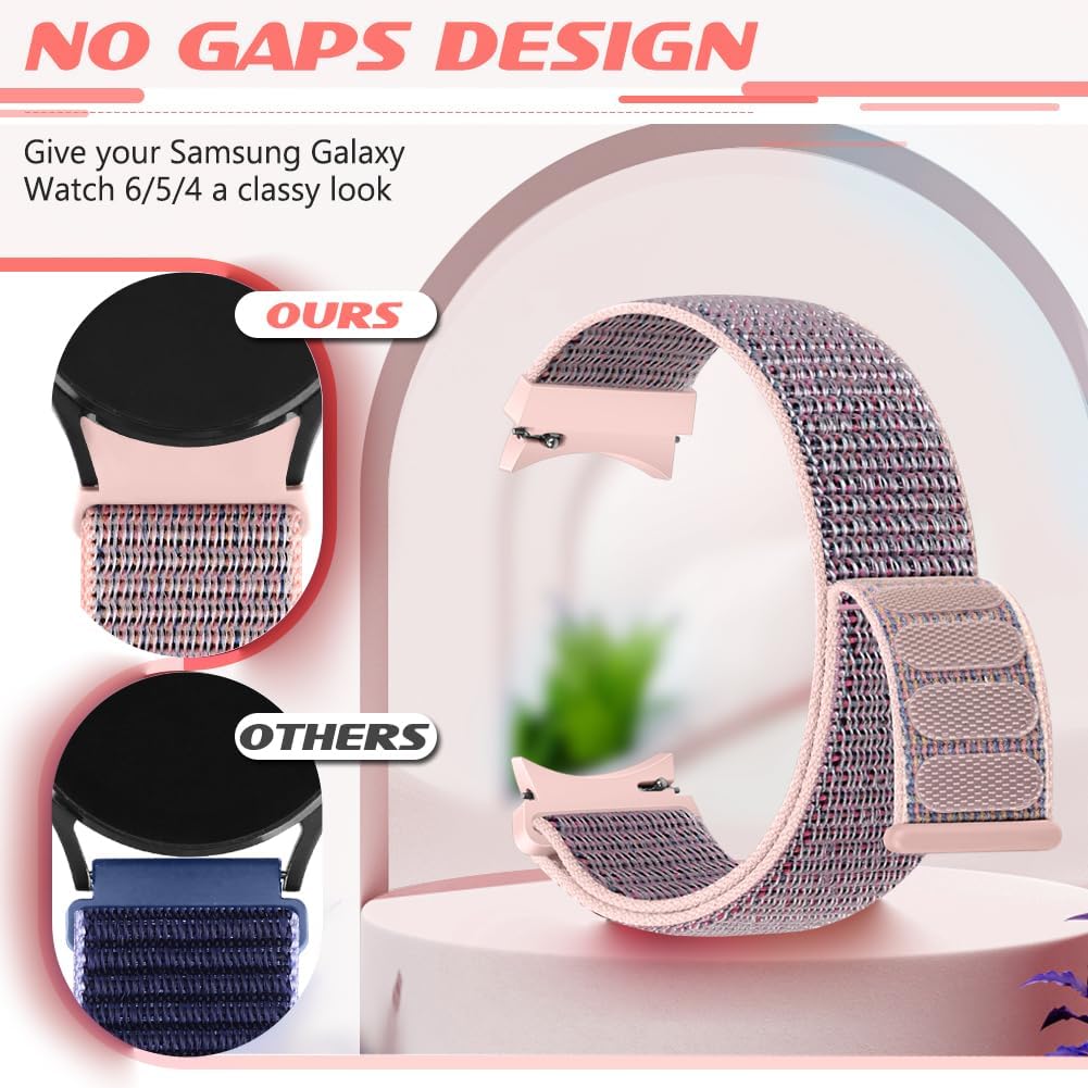 Thumbnail 2 de Runostrich Nylon Watch Strap for Samsung Galaxy Watch 7/6/5/4 (Soft Sport Loop) – 40mm to 47mm