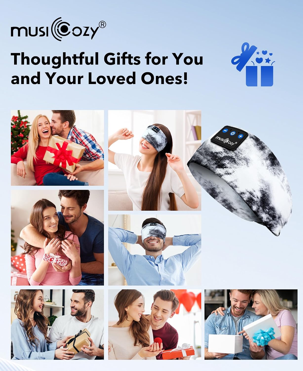 Thumbnail 6 de MUSICOZY Sleep Headphones with Bluetooth 5.4