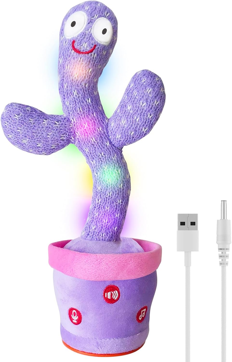 Thumbnail 6 de Rechargeable Dancing Talking Cactus Toy (51 English Songs) by River Mill