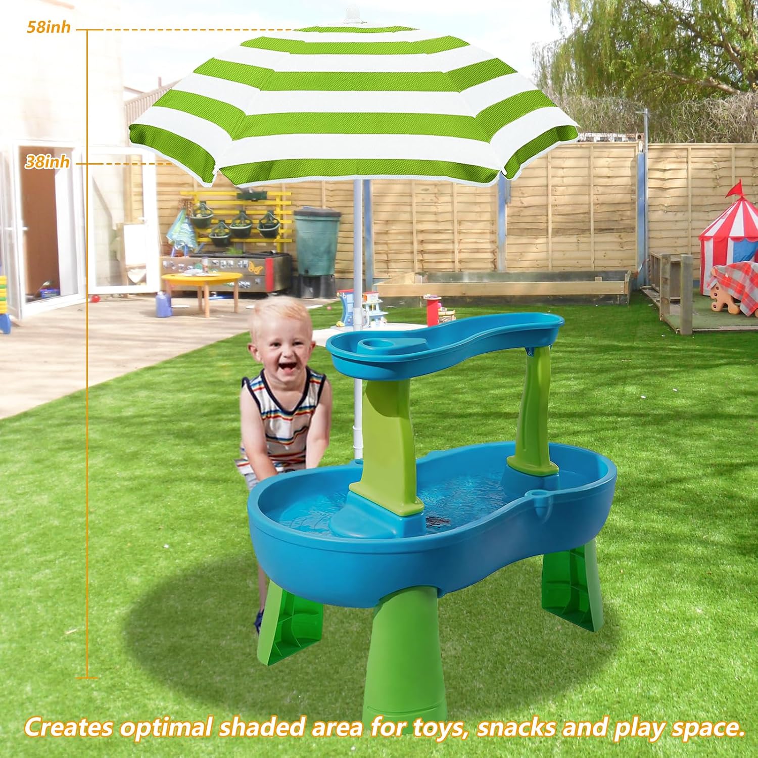 Detalle 2 de Exokugo Kids' Outdoor Umbrella 41-Inch Canopy