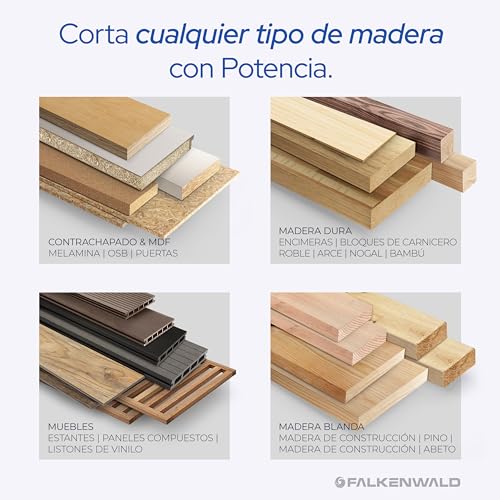 Detalle 2 de Falkenwald lame de scie 165 x 20 mm ⚙