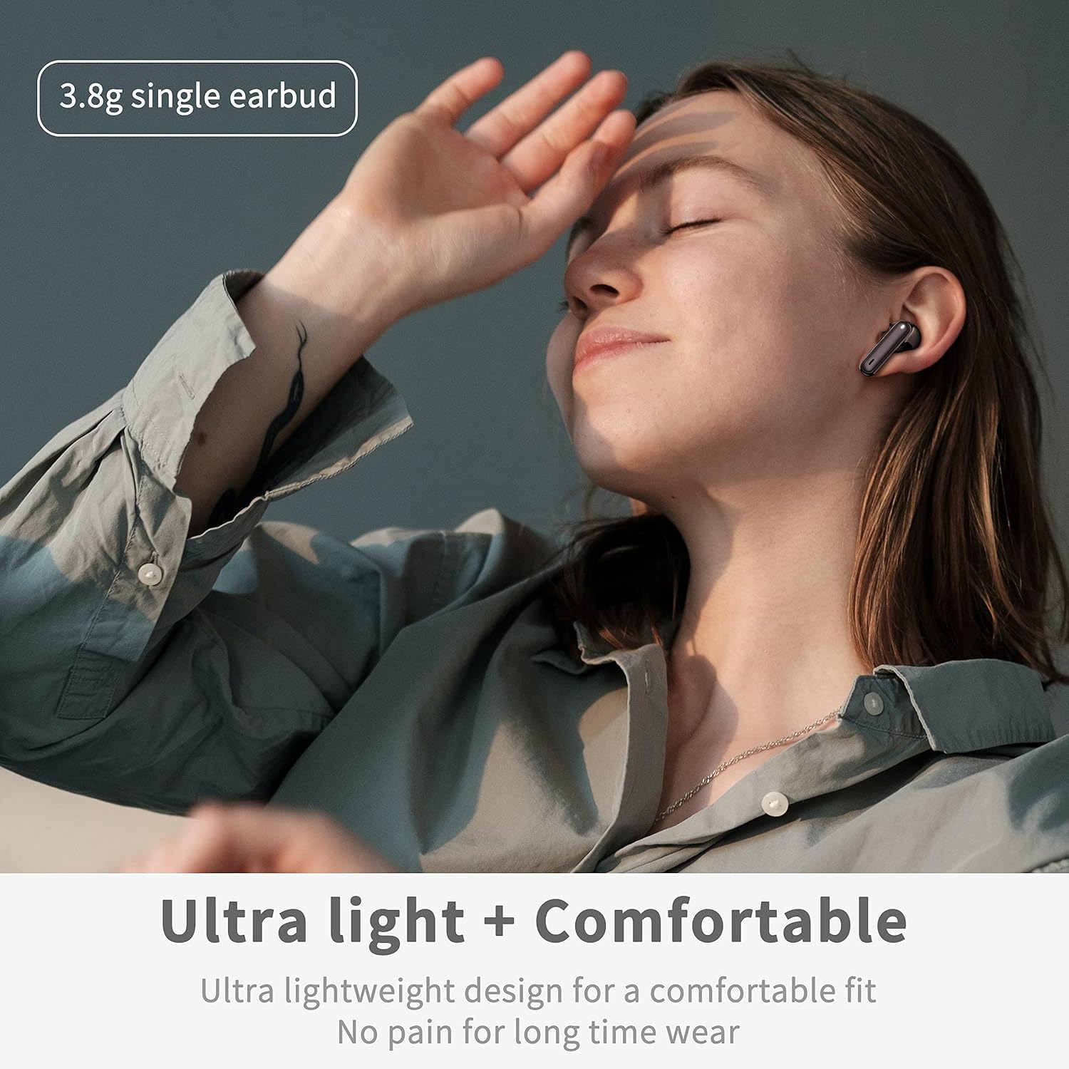 Thumbnail 5 de xinwld Kabellose Bluetooth In-Ear-Kopfhörer mit LED-Ladeanzeige, Noise-Cancelling-Mikros und IP7 (schwarz)