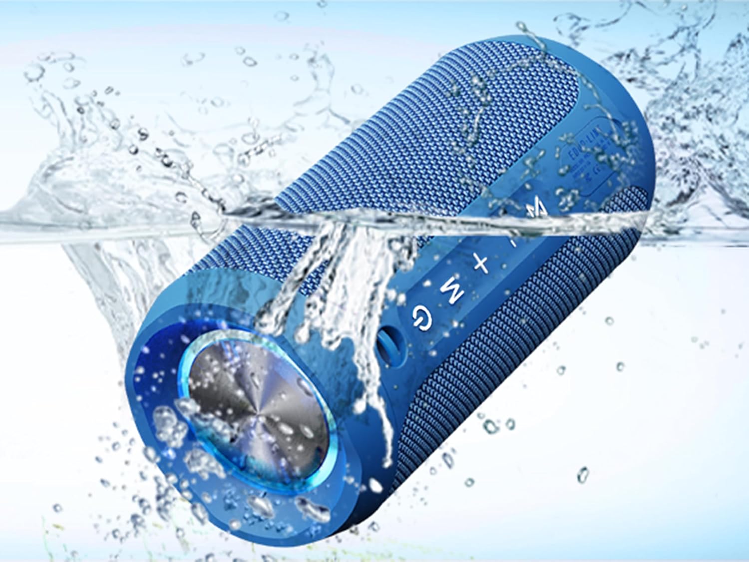 Thumbnail 3 de EDUPLINK Bluetooth Speaker: Portable Waterproof 20W Stereo with TWS and 20-Hour Playtime (Blue)