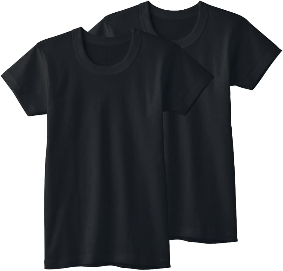 Detalle de GUNZE 男の子用半袖肌着 綿100% 抗菌防臭・部屋干し対応