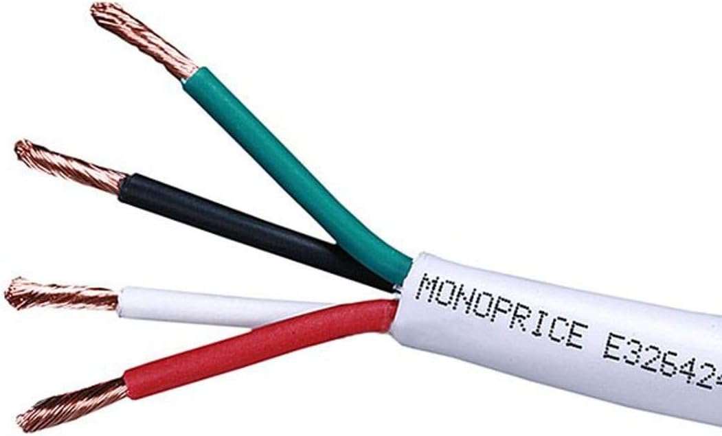 Thumbnail 6 de Monoprice 2-Conductor Speaker Wire (CL2 Rated) 16AWG, 250 ft, White — Access Series