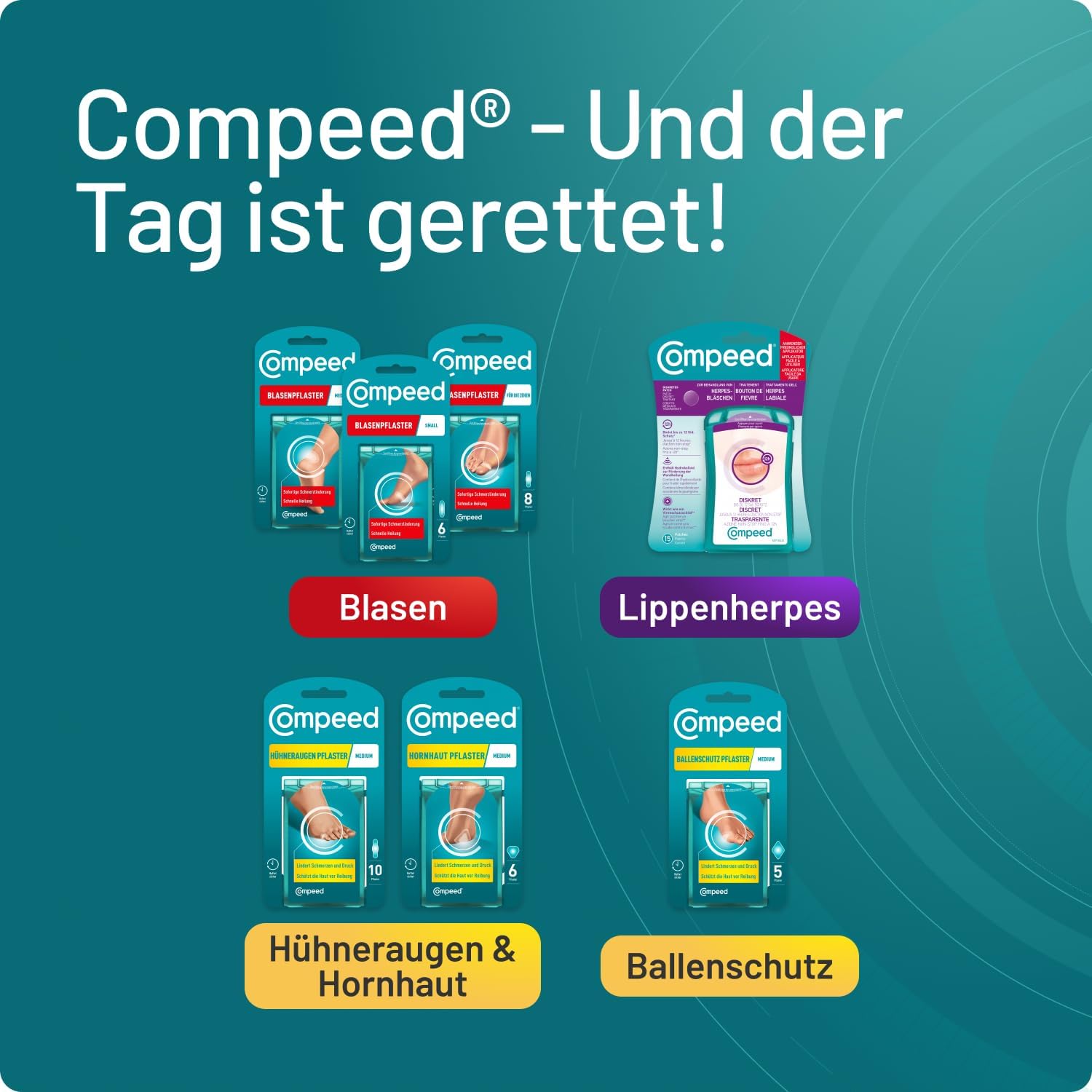 Thumbnail 6 de Compeed Herpesbläschen Patch – mit Applikator, 15 Patchs